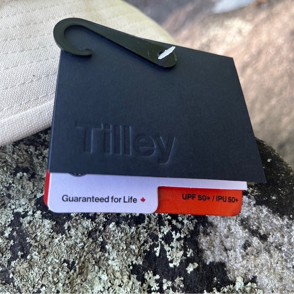 Tilley ICON T1 buck hat UPF50+ sun protection ties on floats cotton Sz M 7 1/8 - Picture 13 of 14